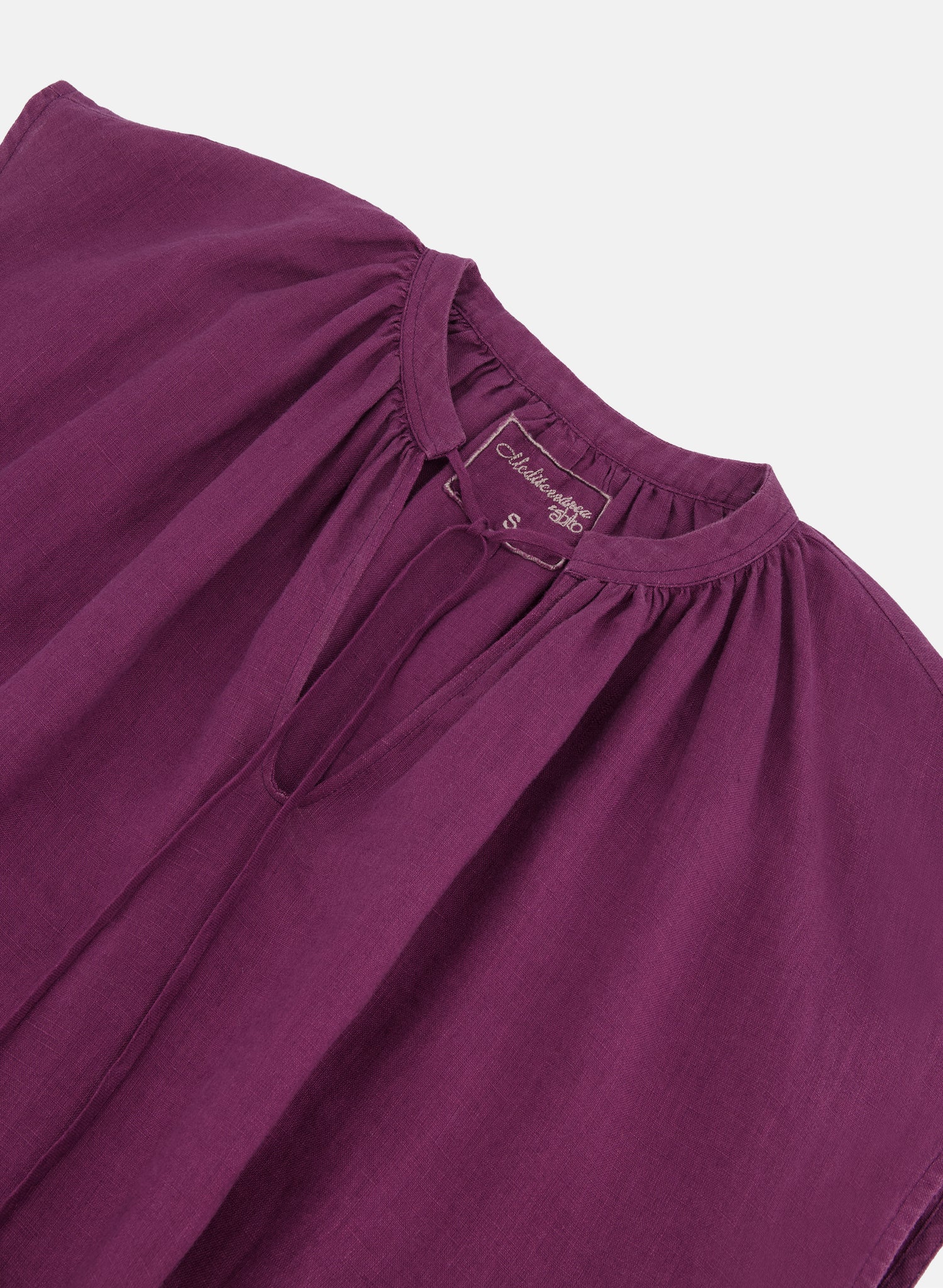 Vestido corto Lino Algodón Paranzella