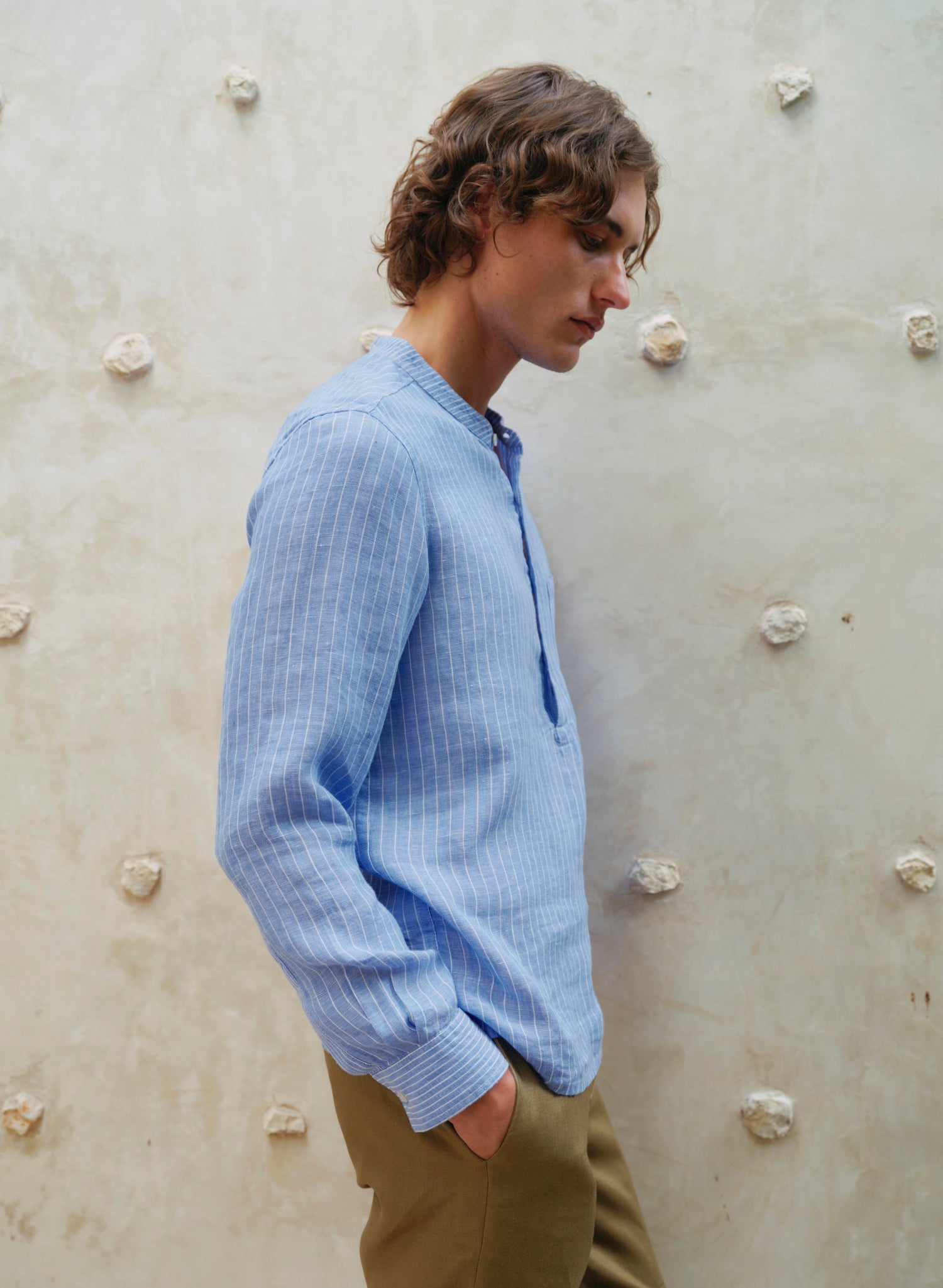 Camisa manga larga 100% Lino Neider