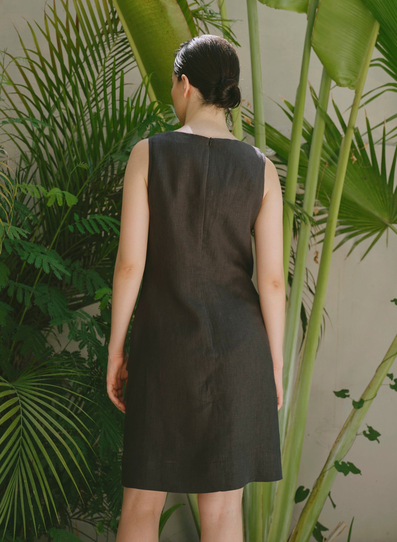 Vestido corto Lino Algodón Amber