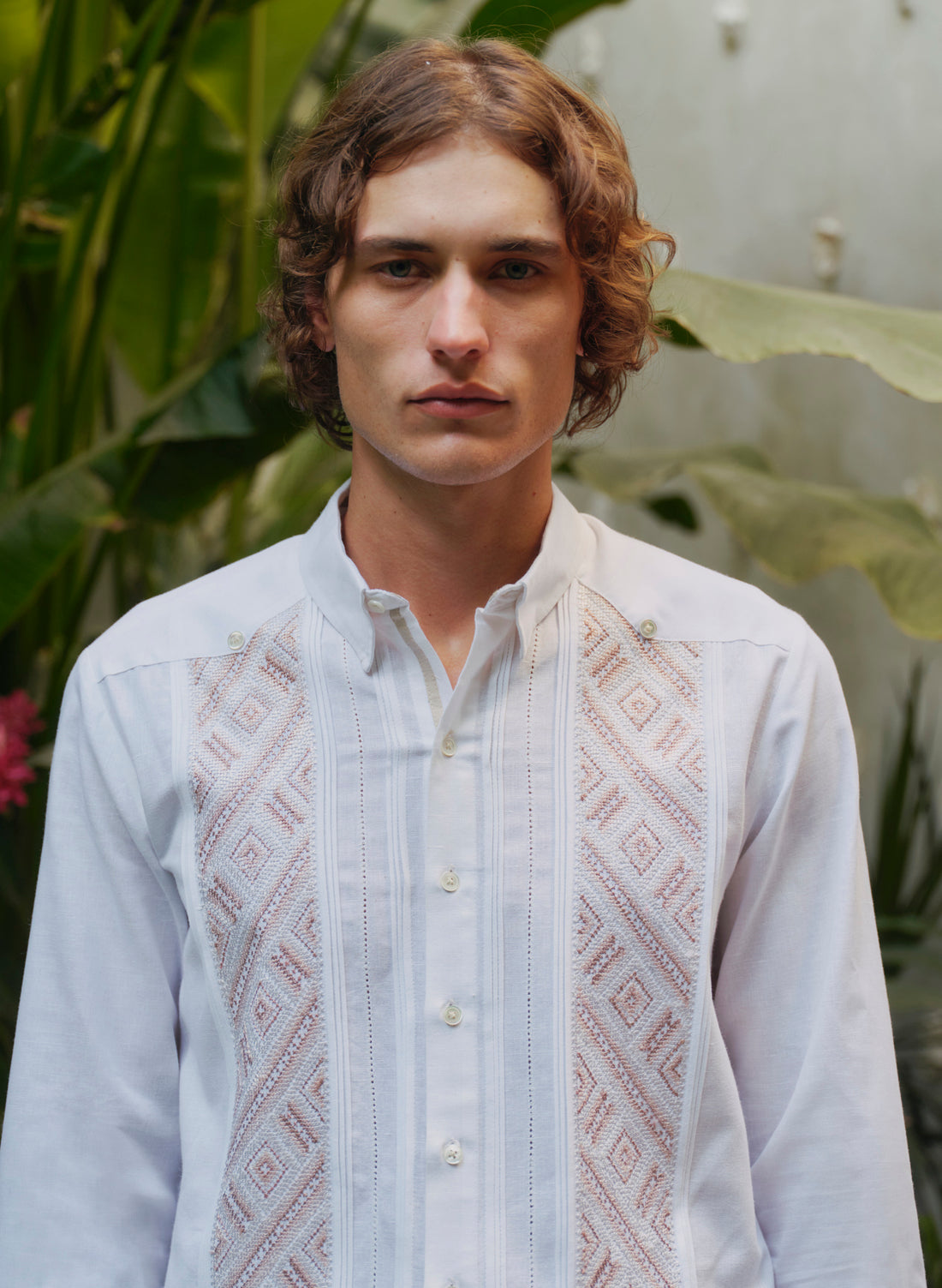 Guayabera Artesanal 100% Lino Cantil