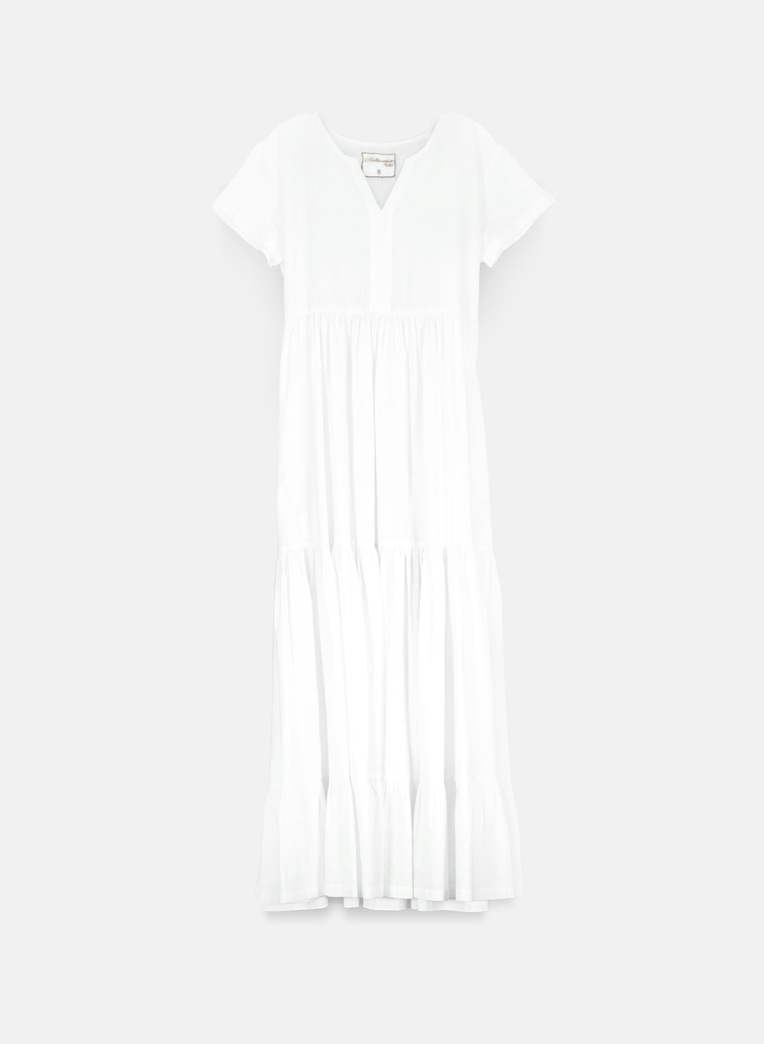 Vestido Largo 100% Lino Akdenis