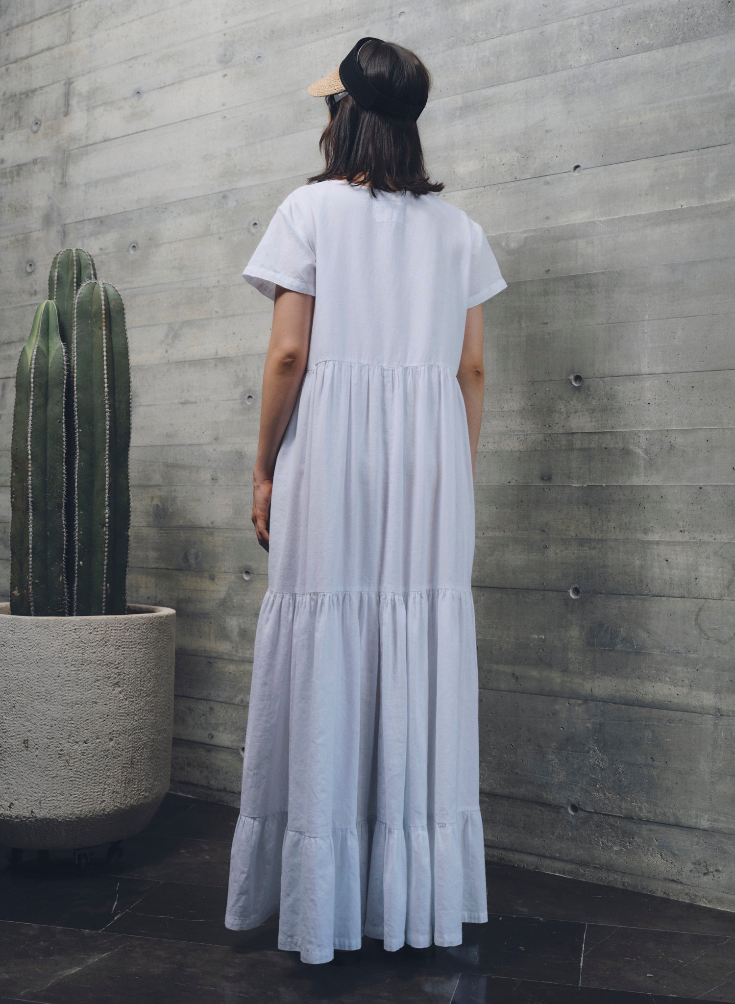 Vestido Largo 100% Lino Akdenis