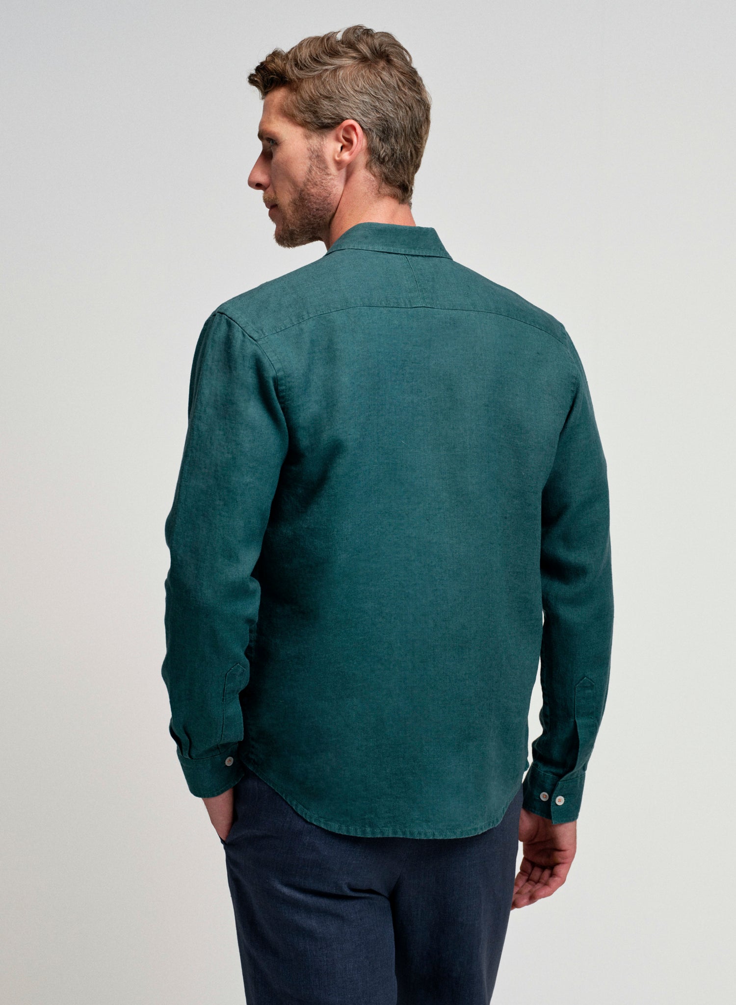 Camisa manga larga Lino Algodón Balem