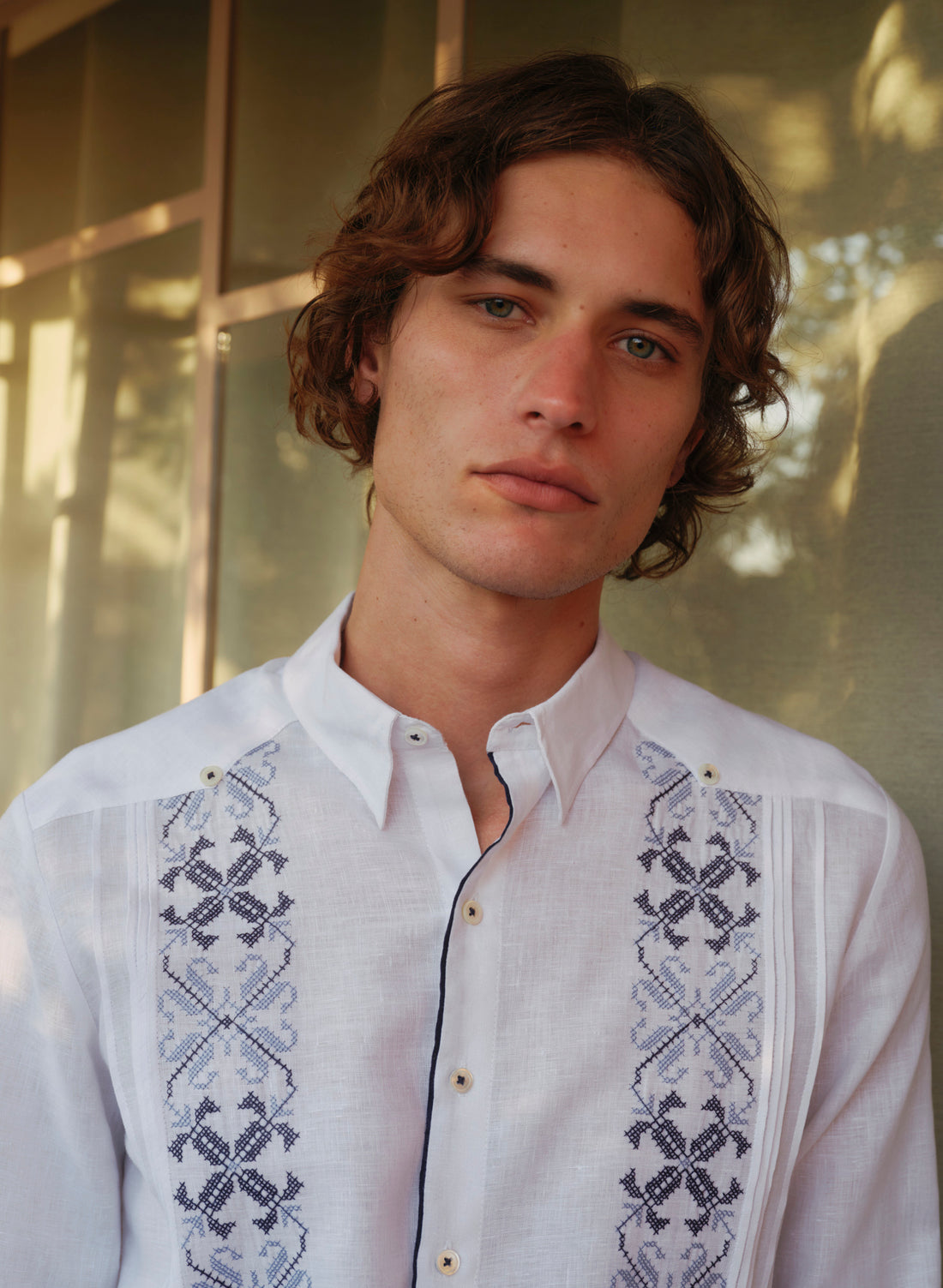 Guayabera 100% Lino Bleiner