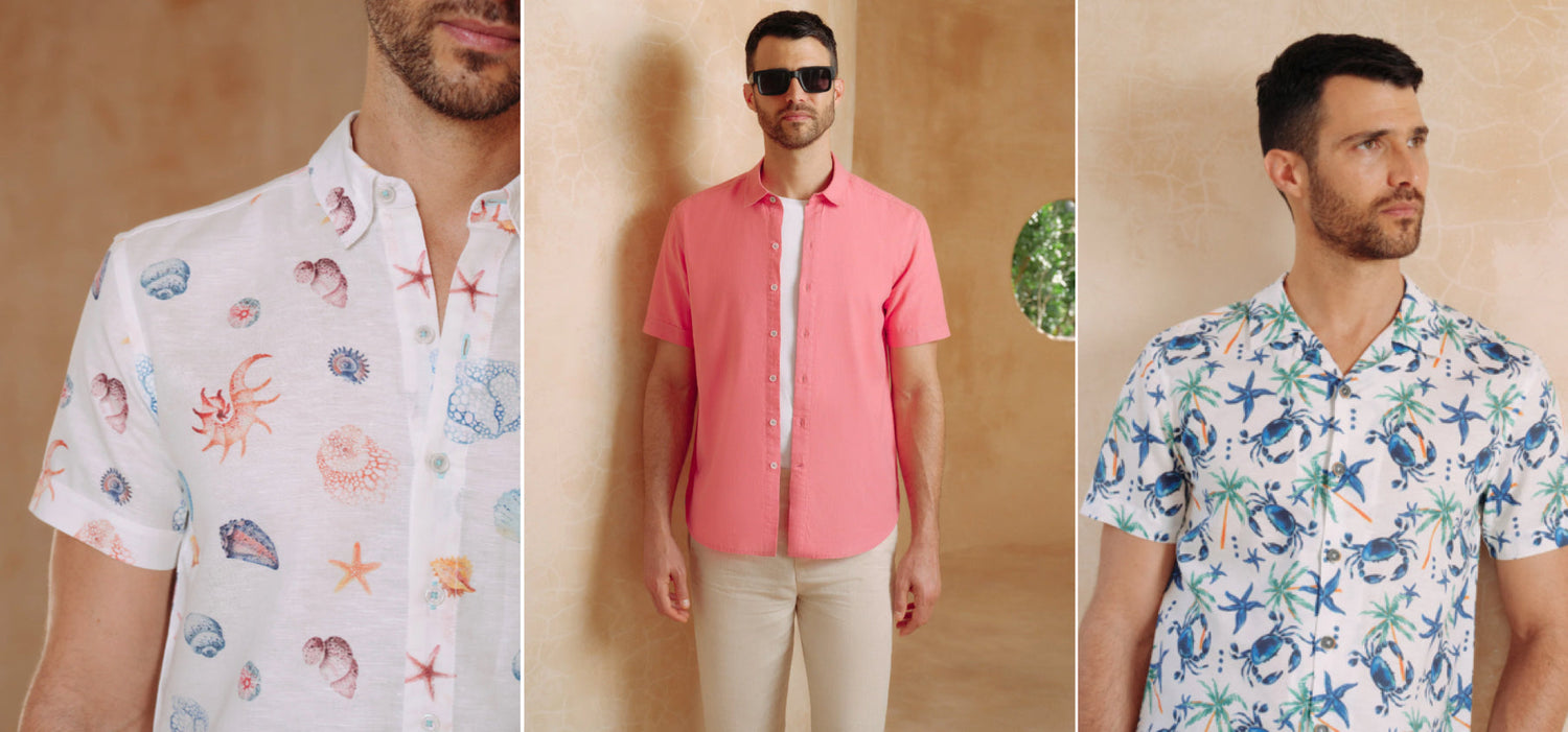camisas de playa para hombre