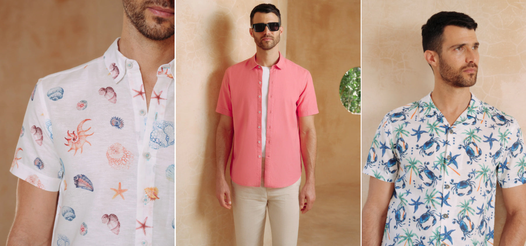 camisas de playa para hombre
