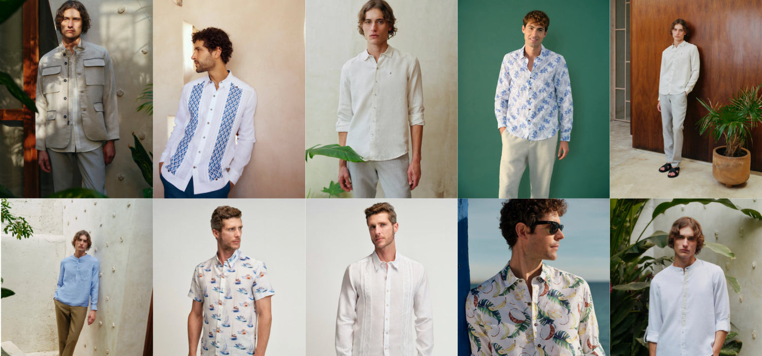 tipos de camisas de hombre