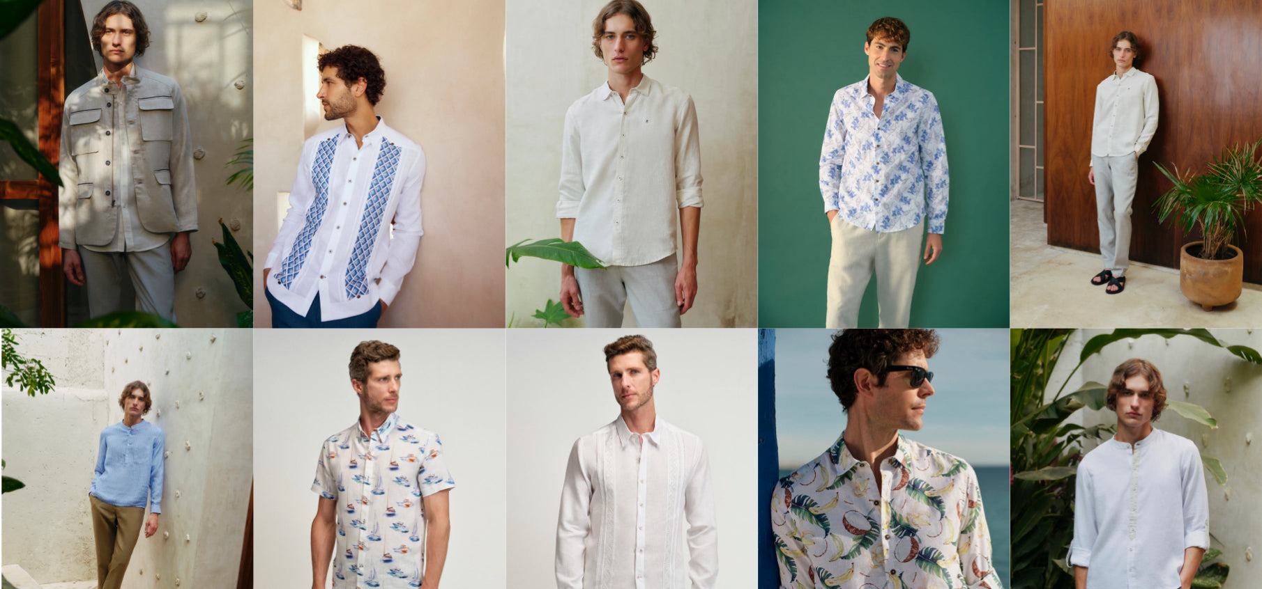 tipos de camisas de hombre