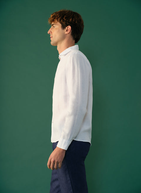 Camisa manga larga Lino Algodón Balem