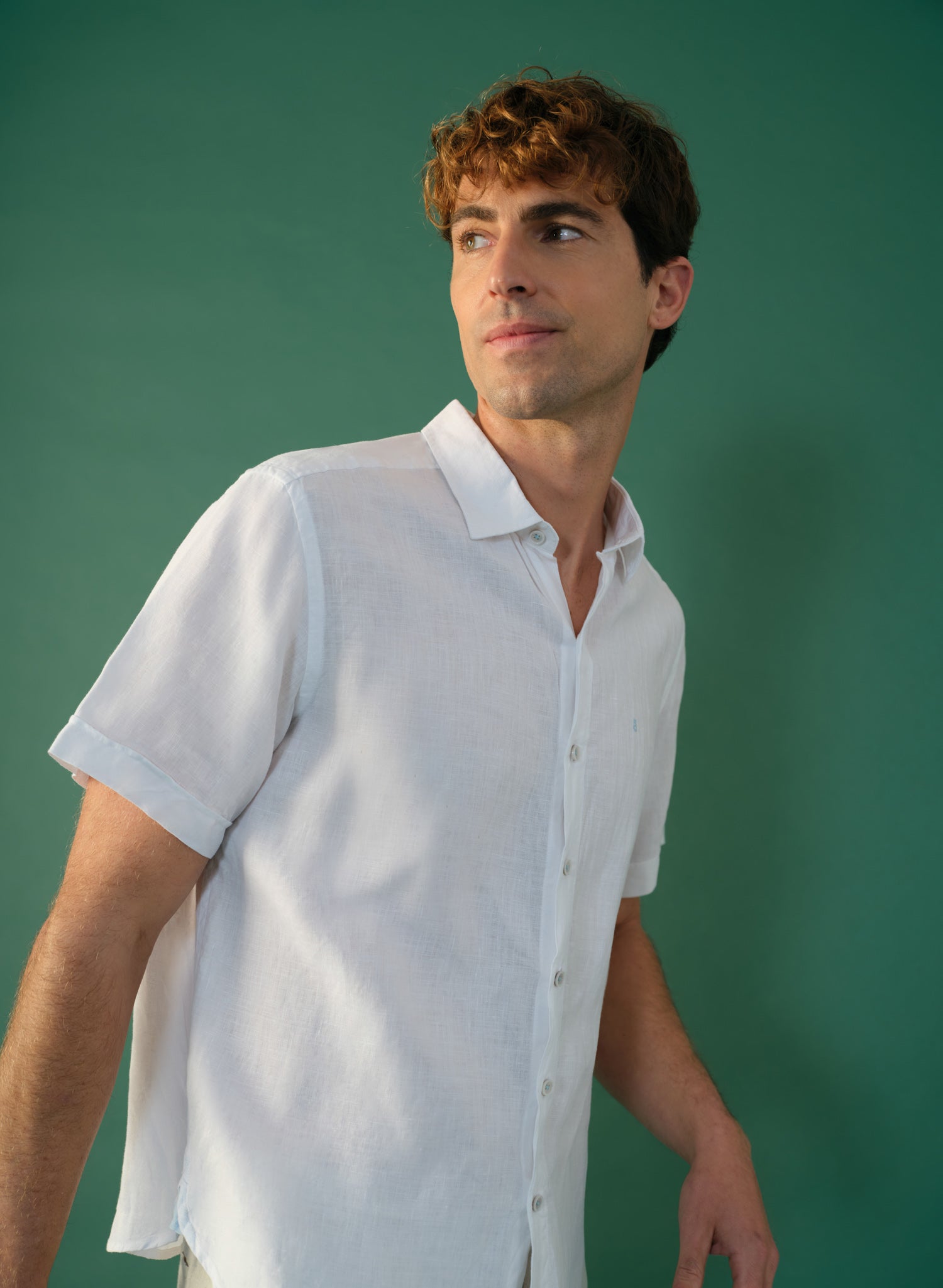 Camisa manga corta Lino Algodón Park