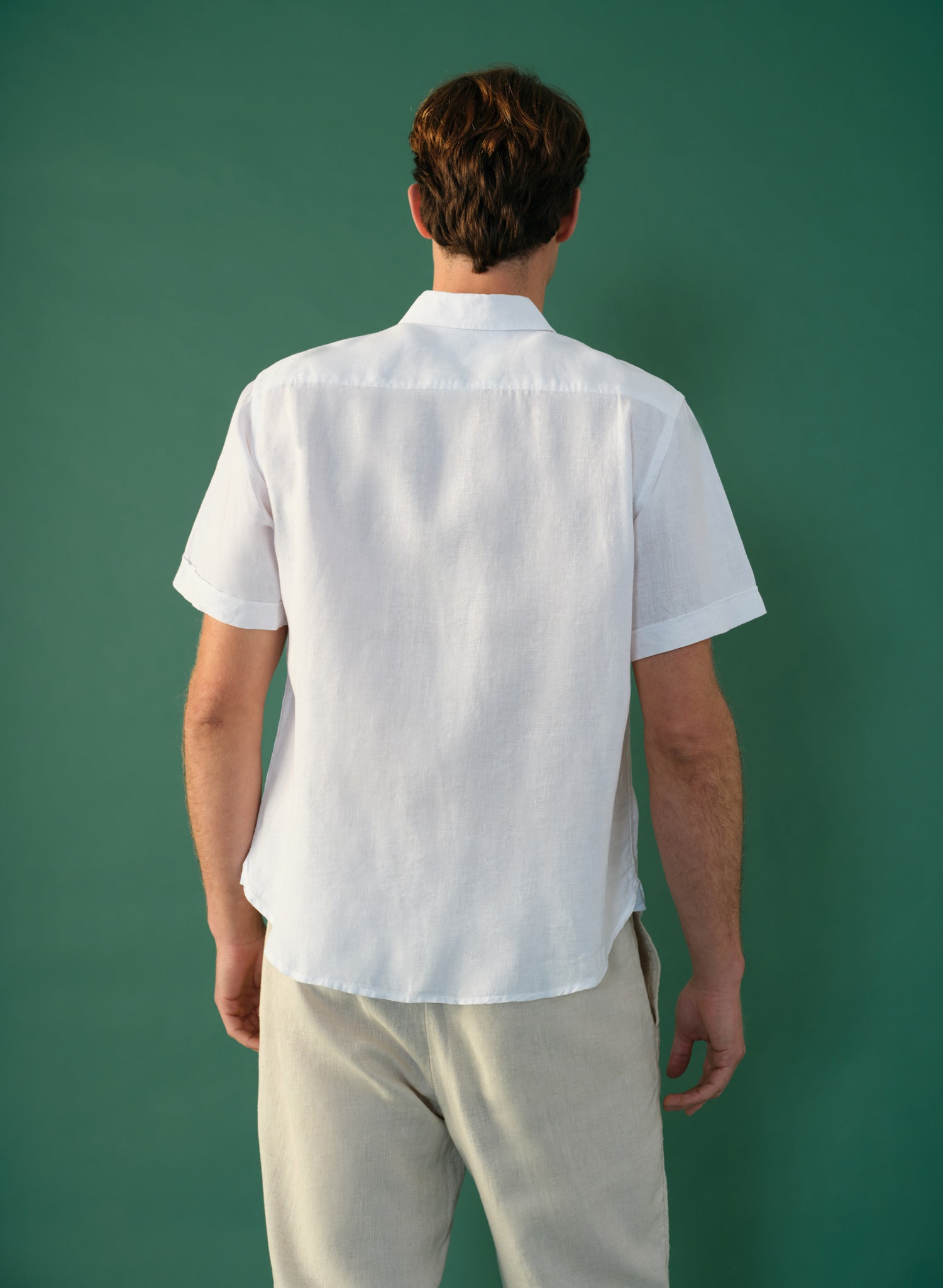 Camisa manga corta Lino Algodón Park