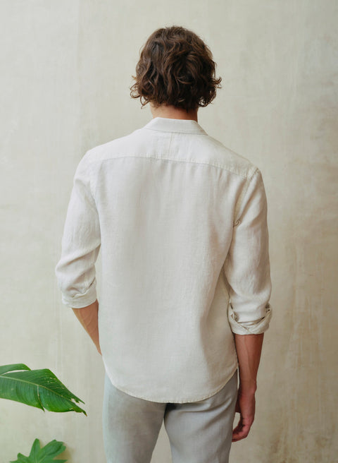 Camisa manga larga Lino Algodón Balem