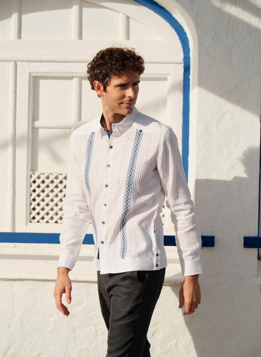 Guayabera 100% Lino Fulang