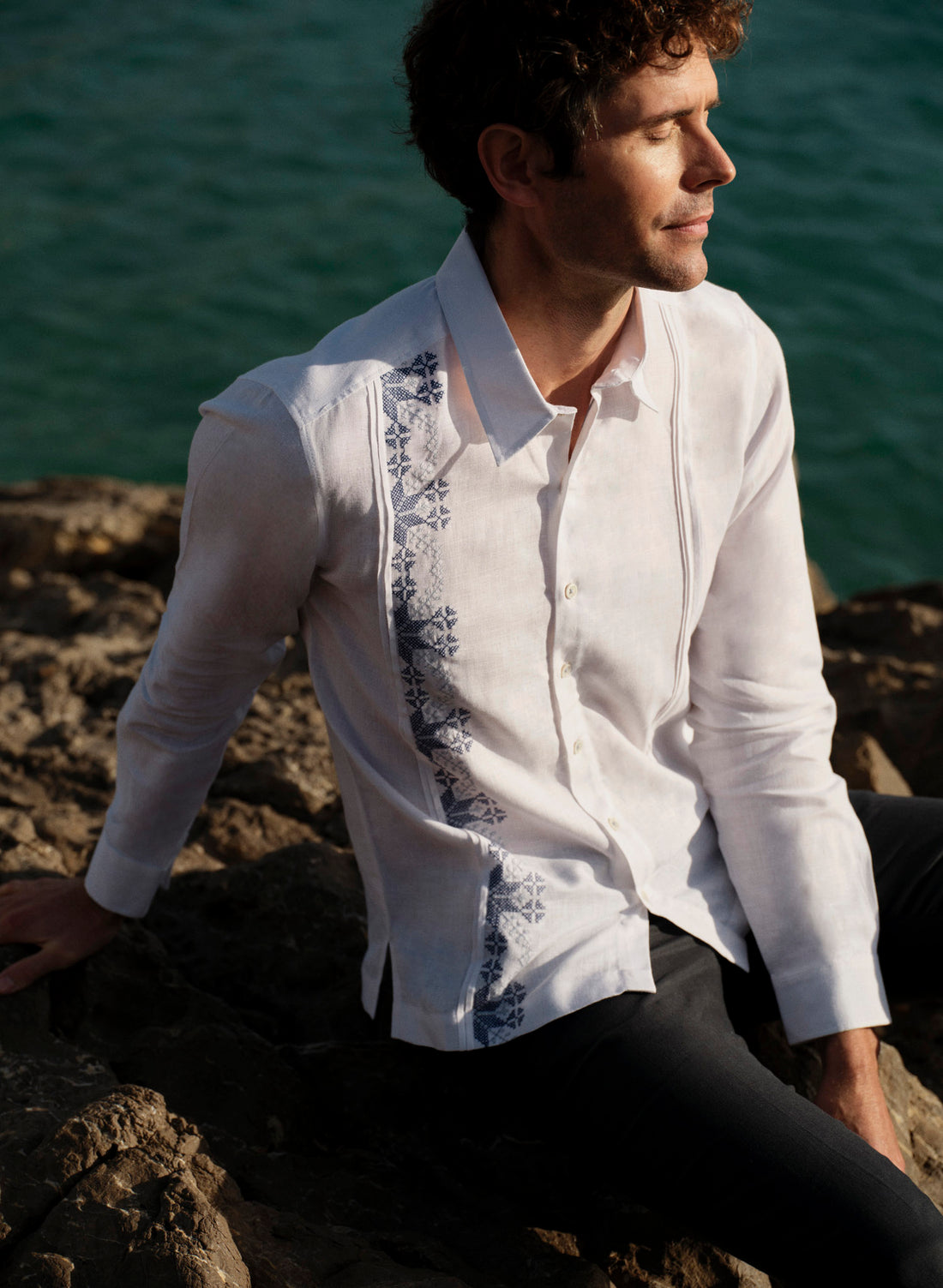 Guayabera 100% Lino Lancaster