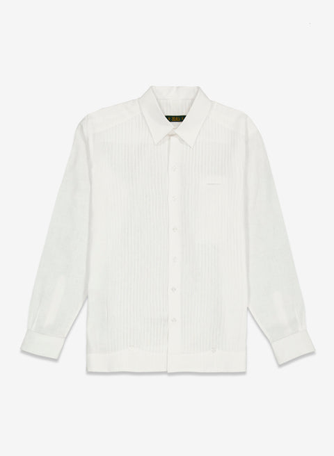 Guayabera manga larga 100% Lino Presidencial