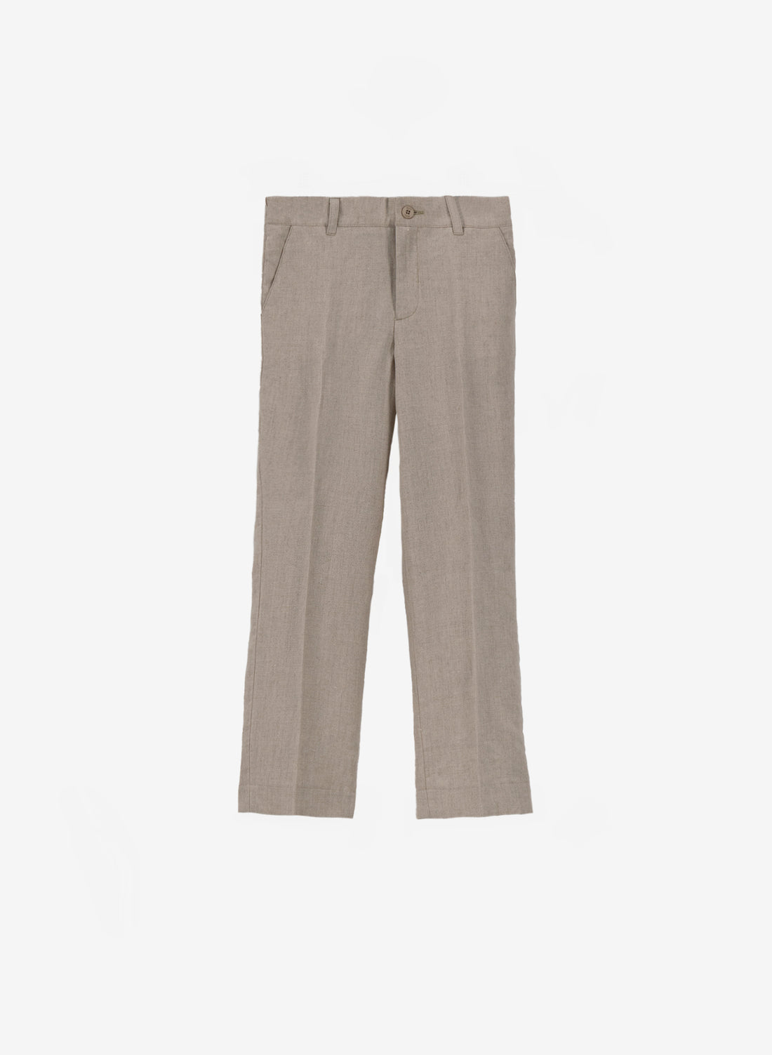 Pantalón con Elástico Natural 100% Lino para Niño