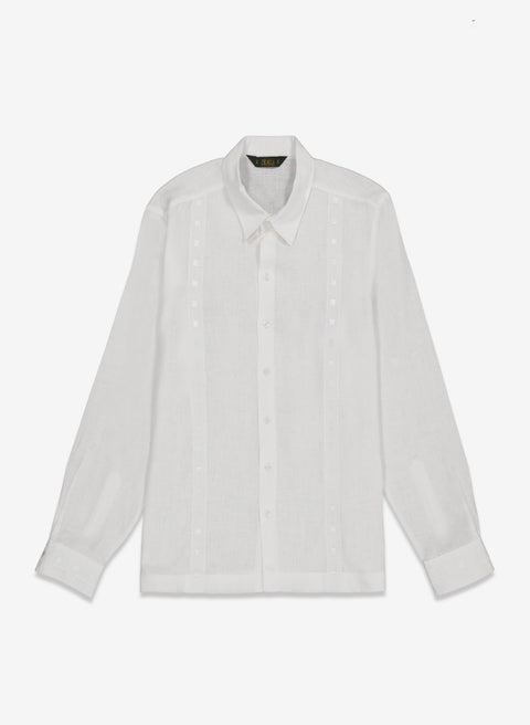 Guayabera manga larga 100% Lino Vicente