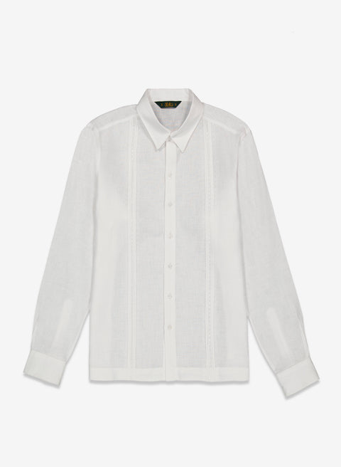 Guayabera manga larga 100% Lino Trebor