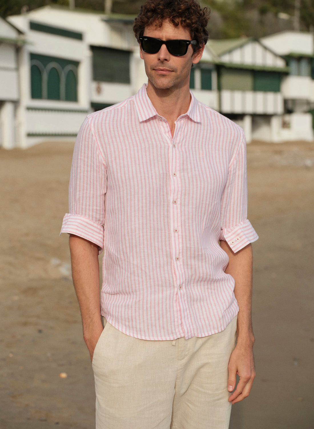 Camisa manga larga Balem 100% Lino TX