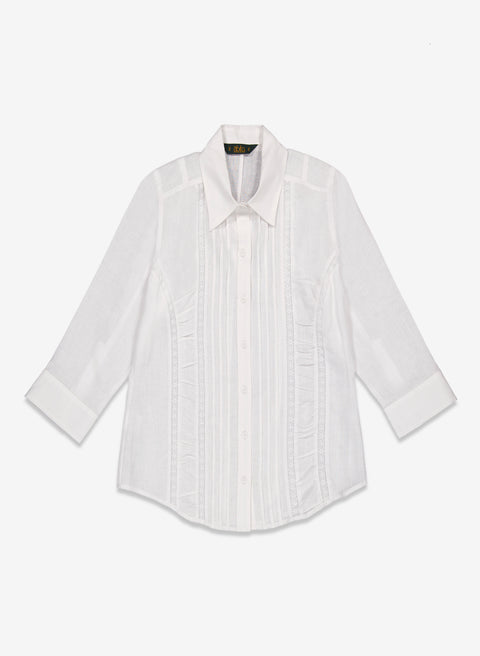 Blusa manga 3/4 100% Lino Donna