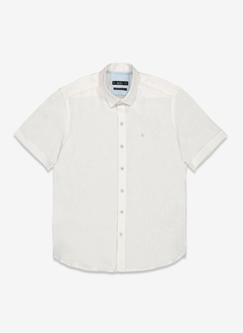 Camisa Manga Corta 100% Lino Park