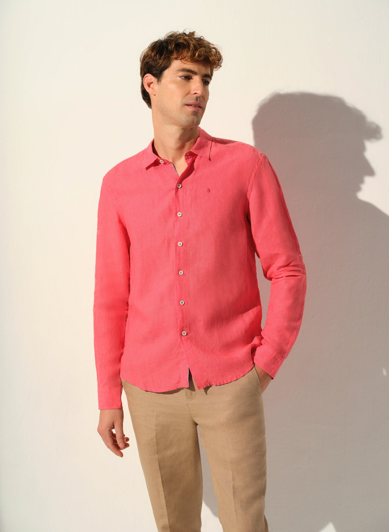 Camisa manga larga 100% Lino Balem