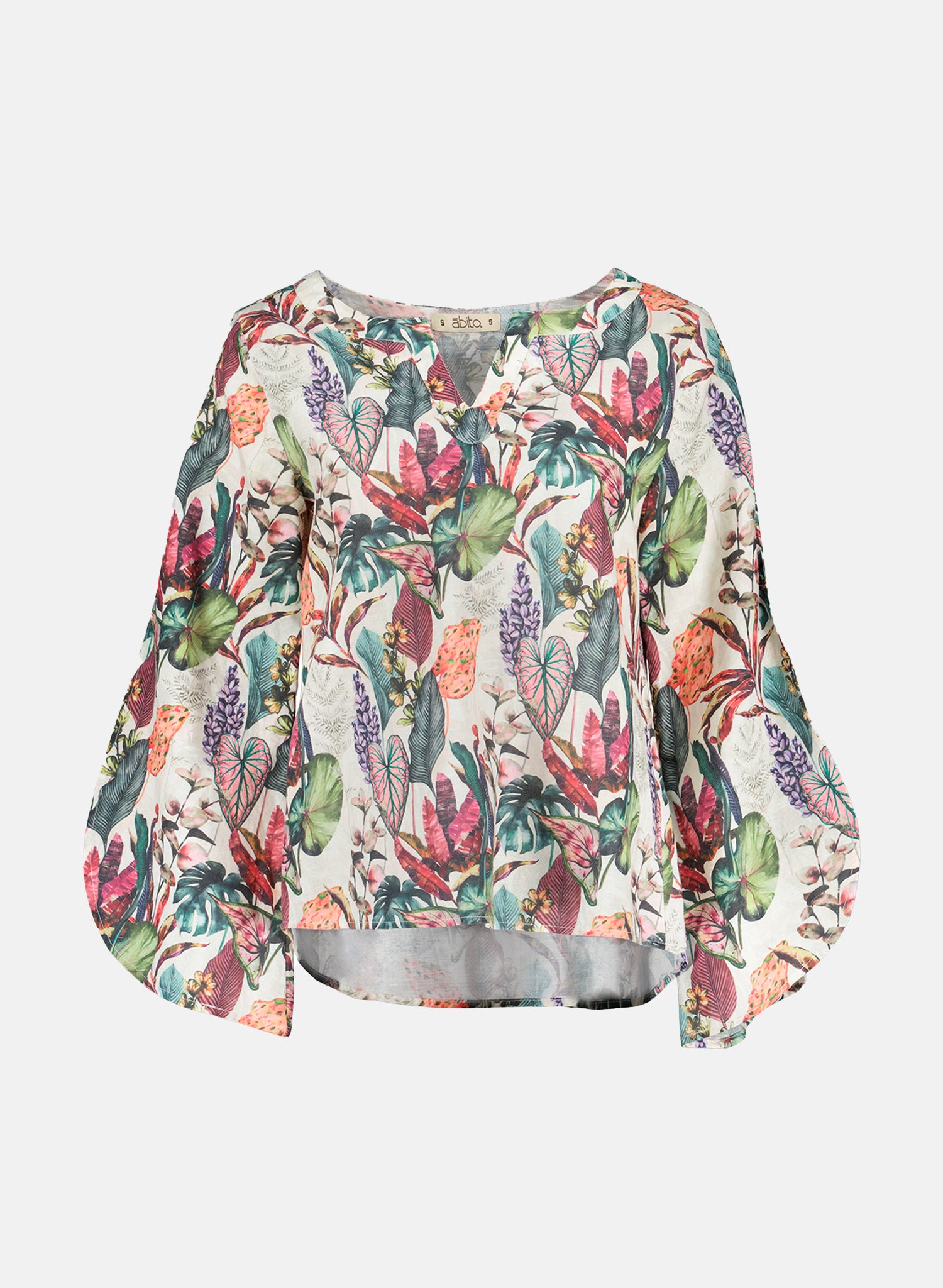 Blusa manga larga Strellitzia
