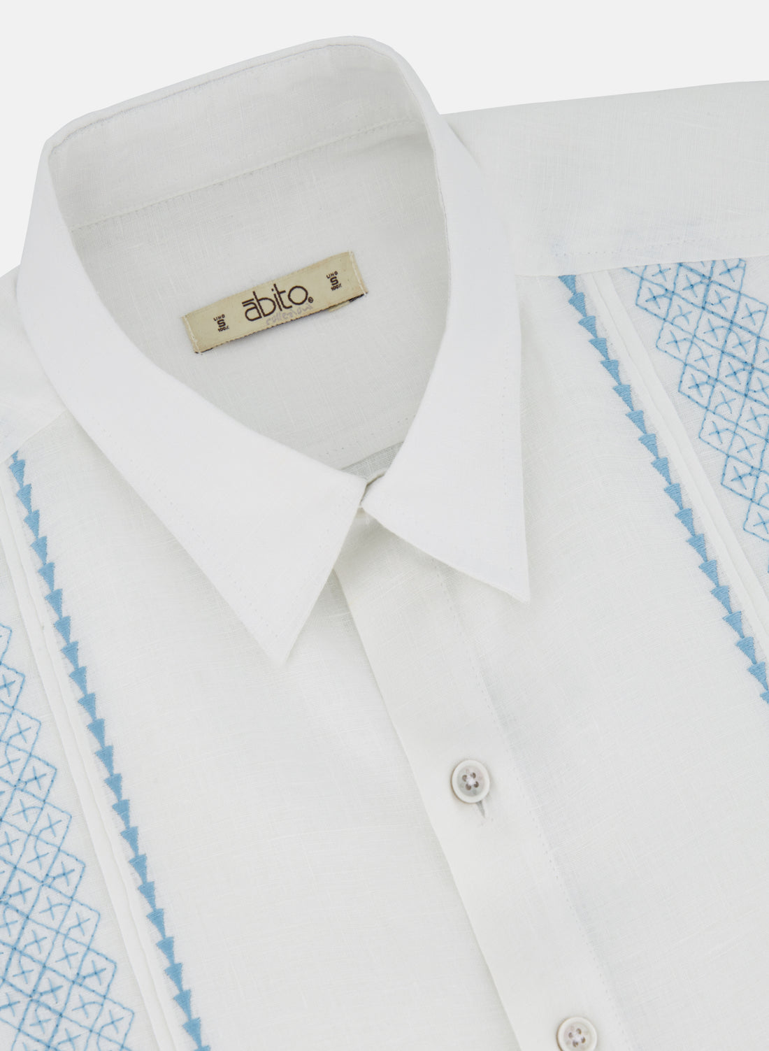 Guayabera Manga Corta 100% Lino Cachon