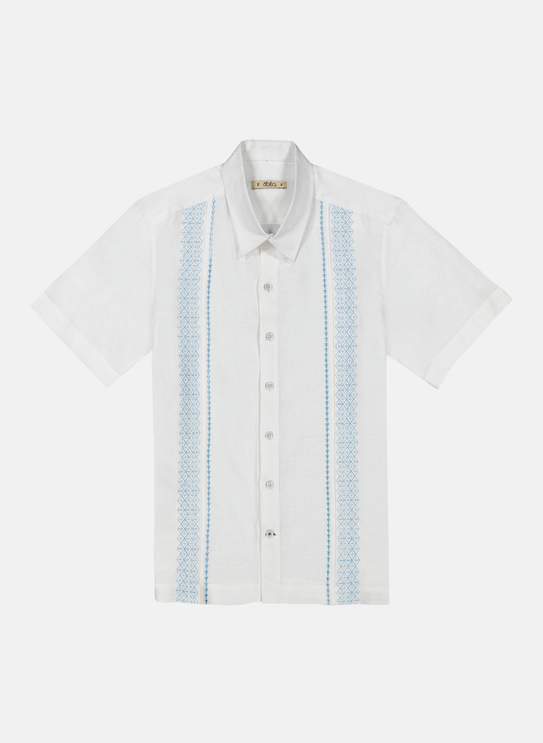 Guayabera Manga Corta 100% Lino Cachon
