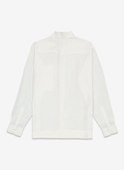 Guayabera manga larga 100% Lino Presidencial