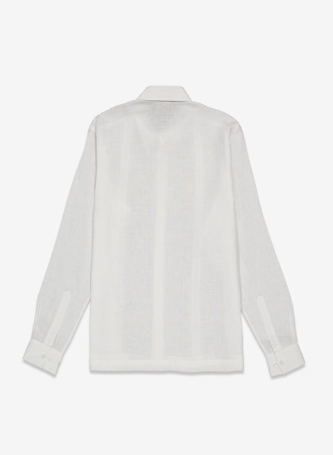 Guayabera manga larga 100% Lino Trebor