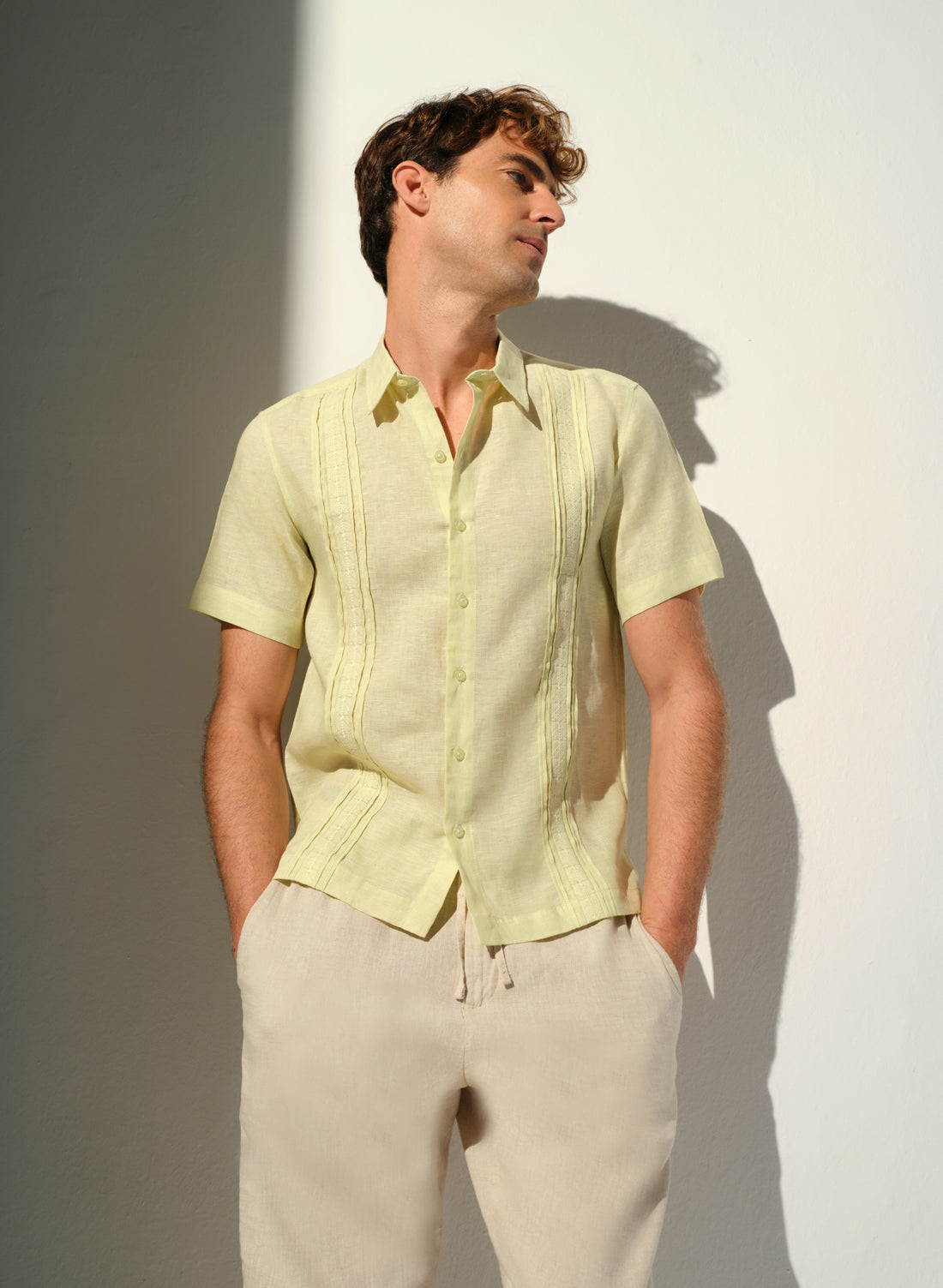 Camisa manga corta 100% Lino Elijah