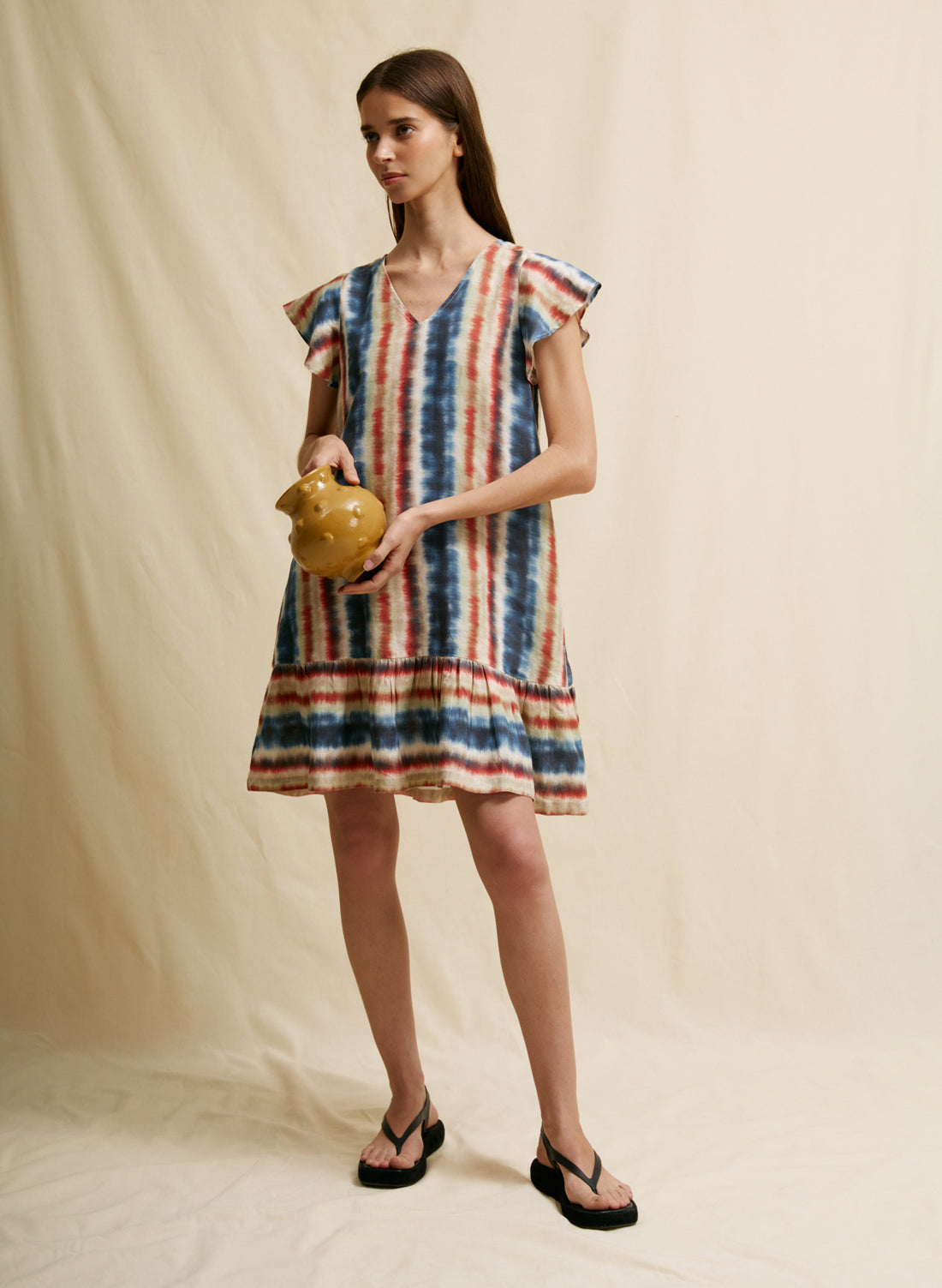 Vestido midi Anafi Print