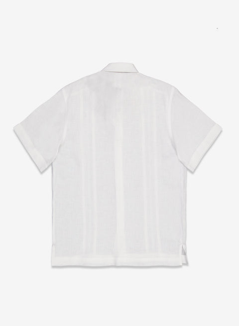 CAMISA GUAYABERA MANGA CORTA ESPALDA