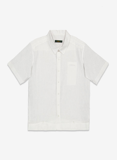 Guayabera manga corta 100% Lino Presidencial
