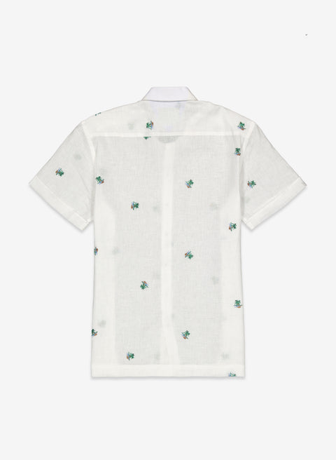 Camisa manga corta 100% Lino Mia Mahahual