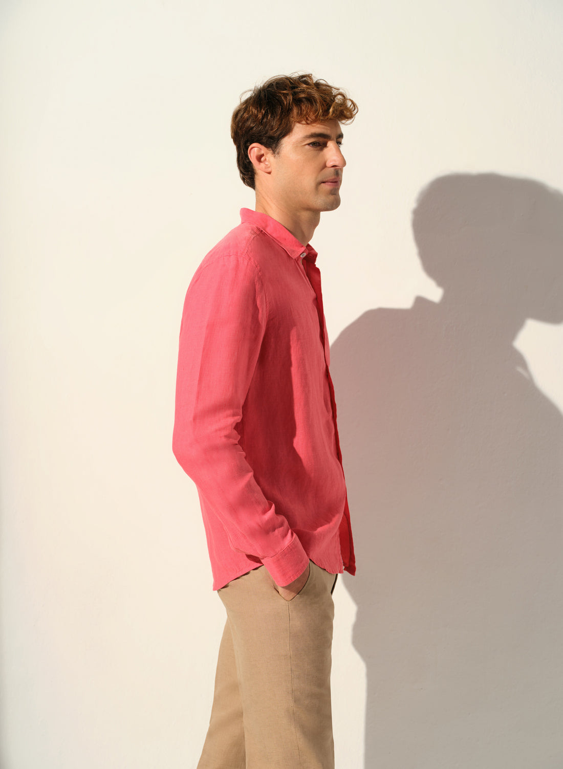 Camisa manga larga 100% Lino Balem