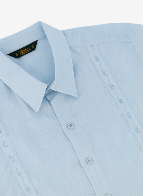 Guayabera manga larga 100% Lino Vicente