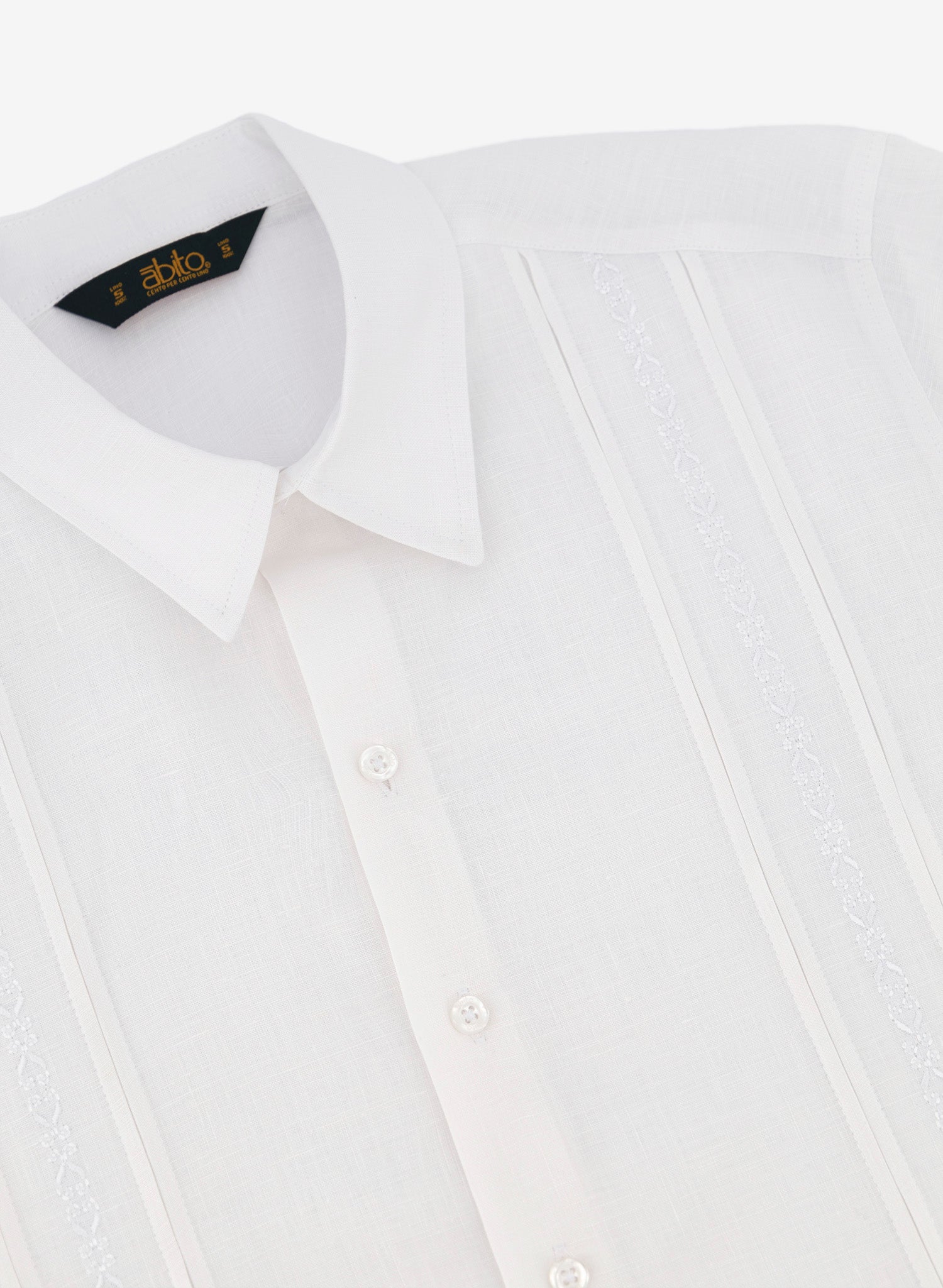 CAMISA GUAYABERA MANGA CORTA ACERCAMIETO 