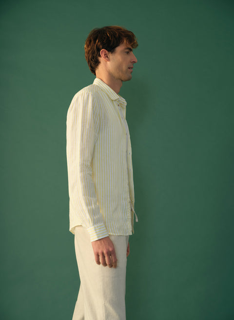 Camisa manga larga 100% Lino Balem