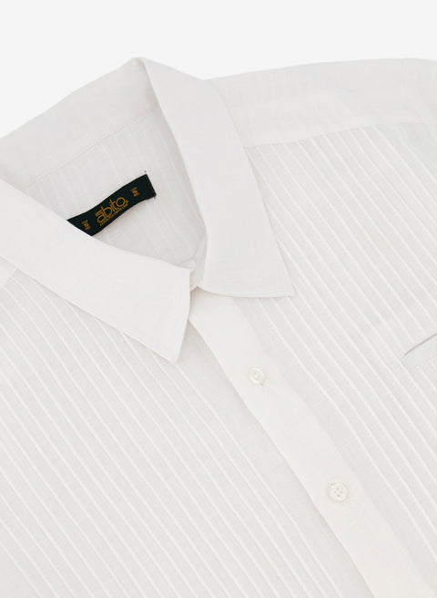Guayabera manga corta 100% Lino Presidencial