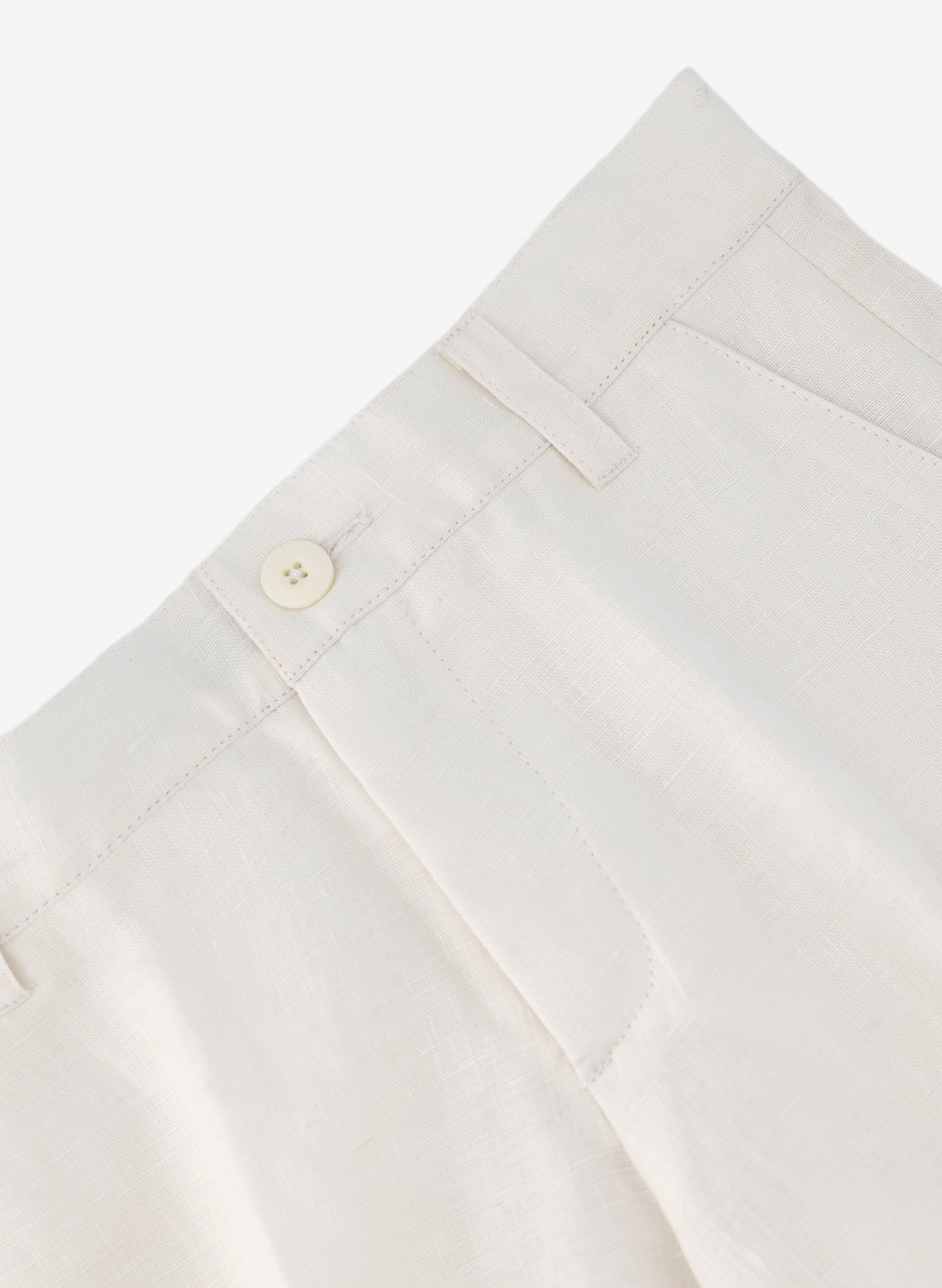 Pantalón Blanco 100% Lino para Niño