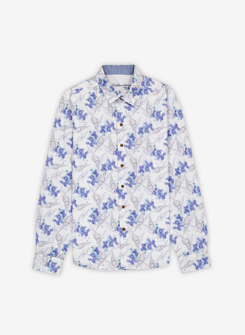 Camisa estampada 100% Lino Buck Bluzarga