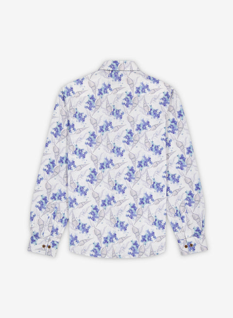 Camisa estampada 100% Lino Buck Bluzarga