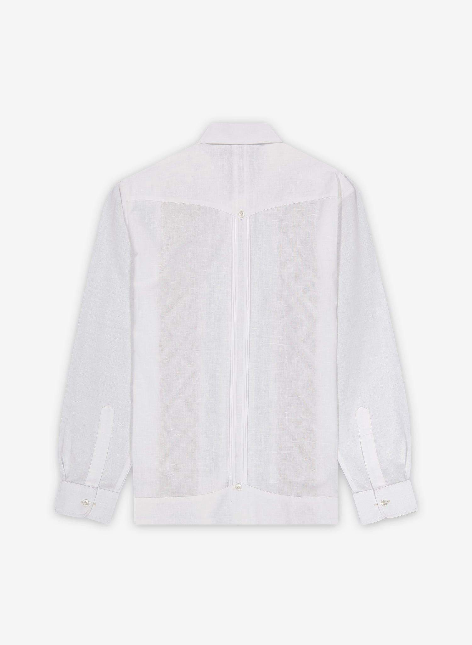 Guayabera Artesanal Cantil Smoke Gray