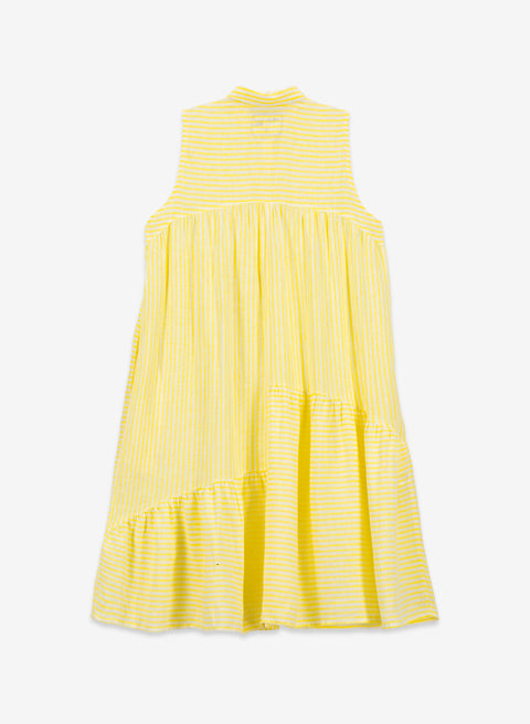 Vestido Midi 100% Lino Marmaris