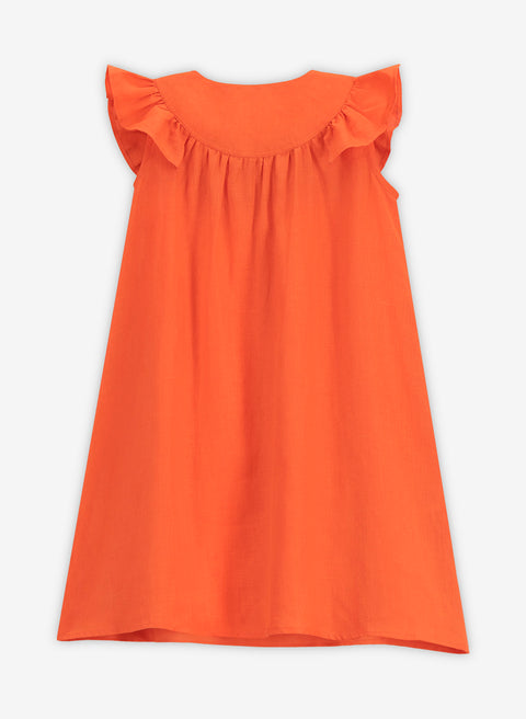 Vestido para niña 100% Lino Pirita