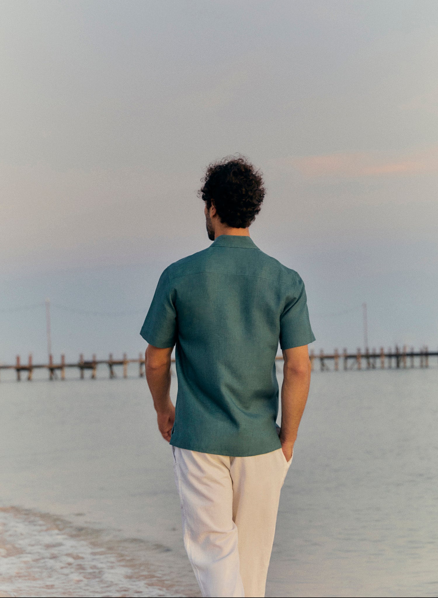 Camisa manga corta Yahel Verde
