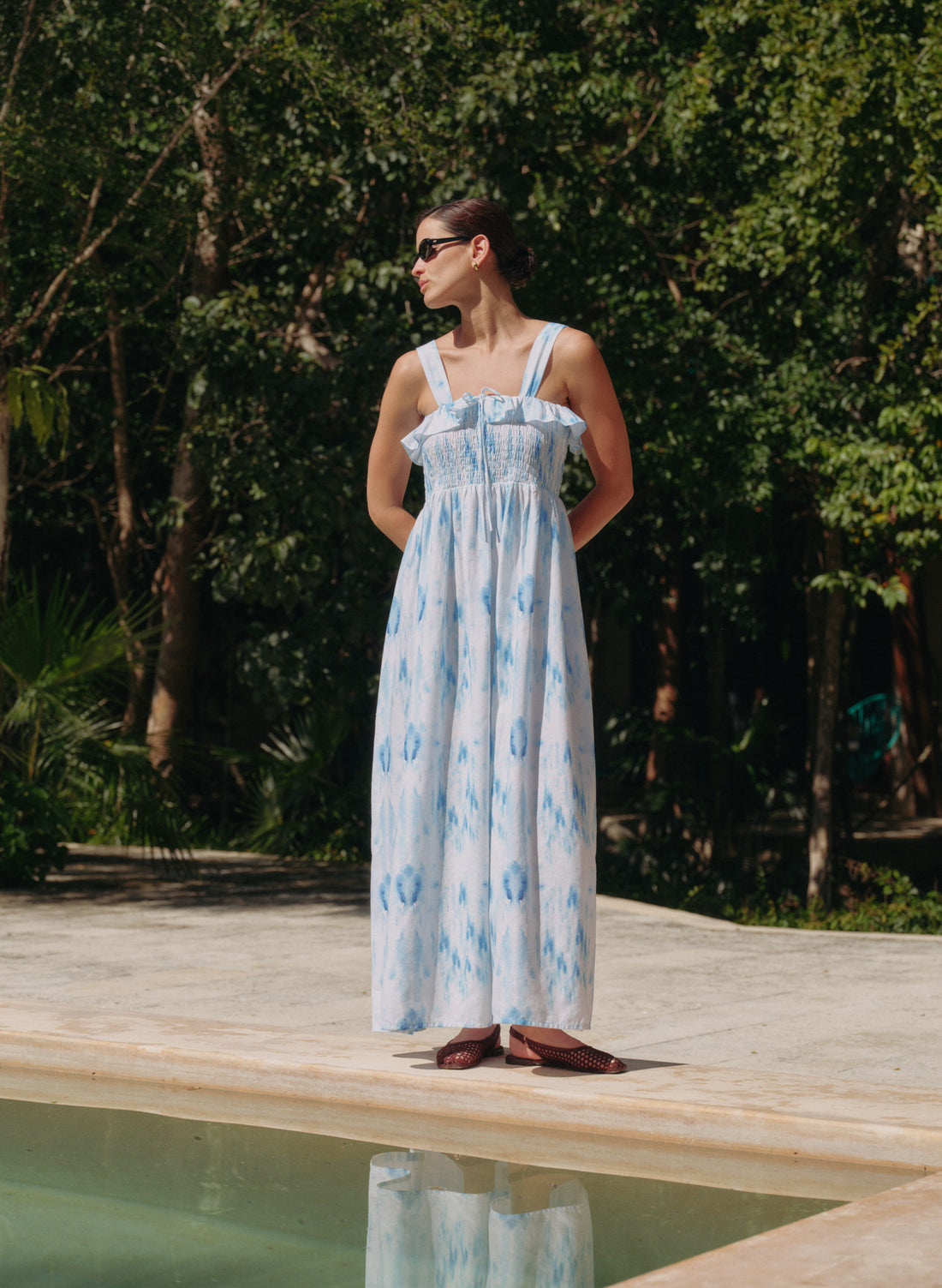 Vestido largo Lino Algodón Akumal