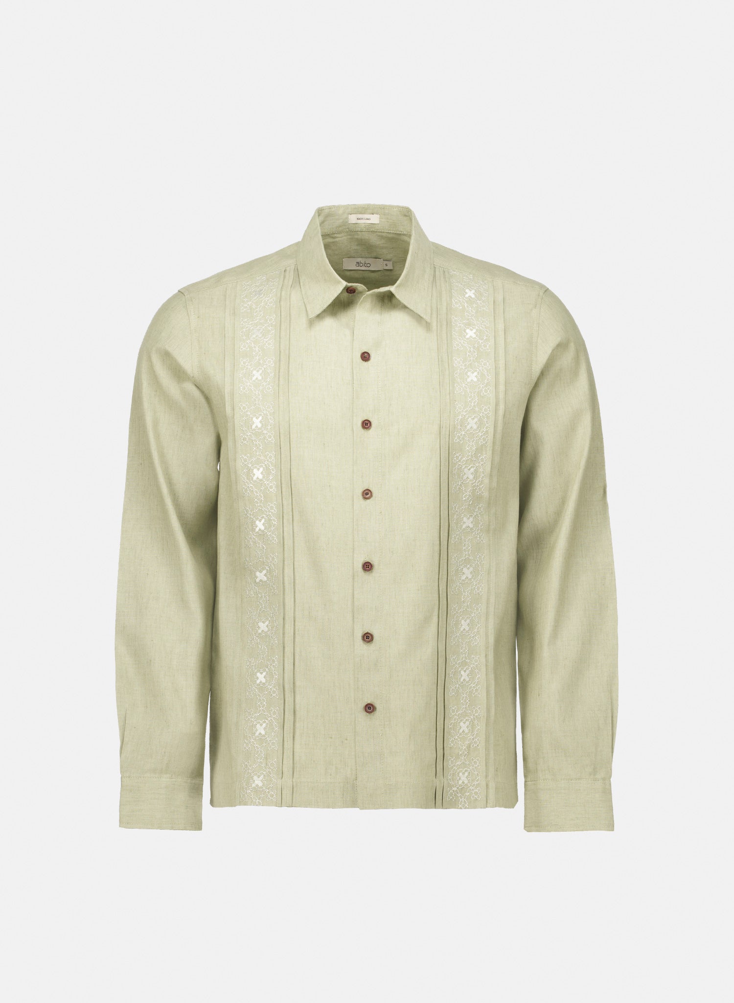 Guayabera manga larga 100% Lino Allaf